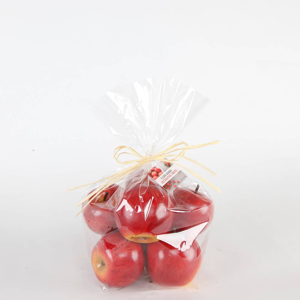 Bagged Faux Red Apples – Flora Bunda