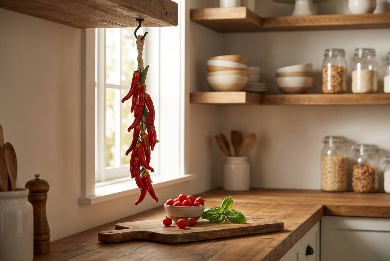 Faux Chili Pepper Braid Hanging Décor – Flora Bunda