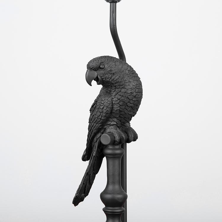 Black Parrot Lamp With Shade