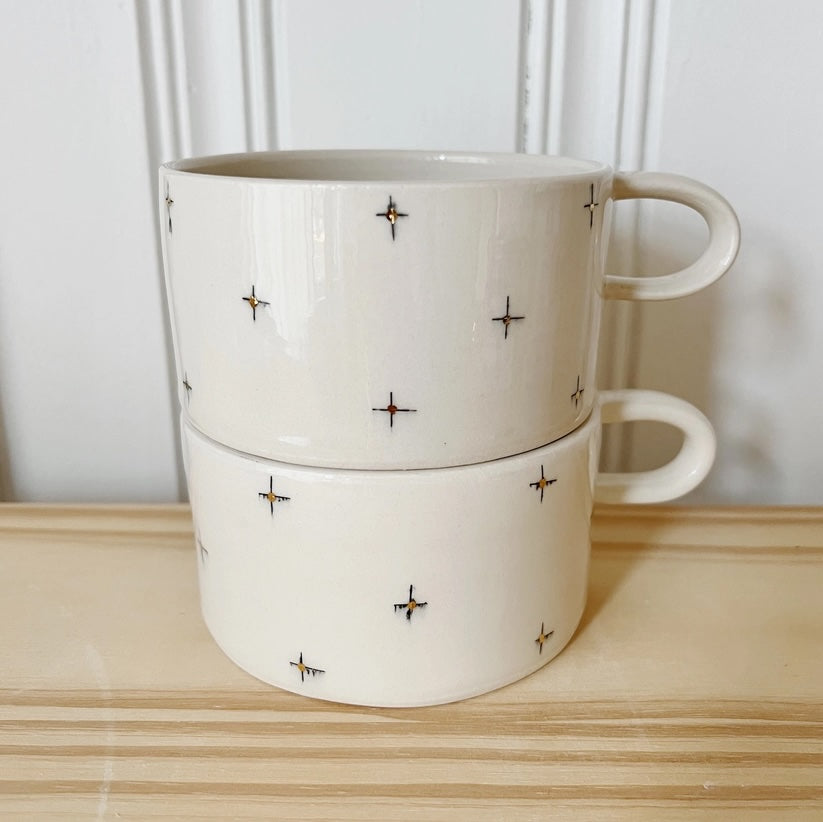 Petrichor + Gold Mugs
