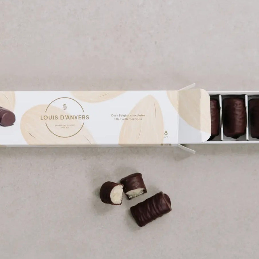 Dark Chocolate Covered Marzipan