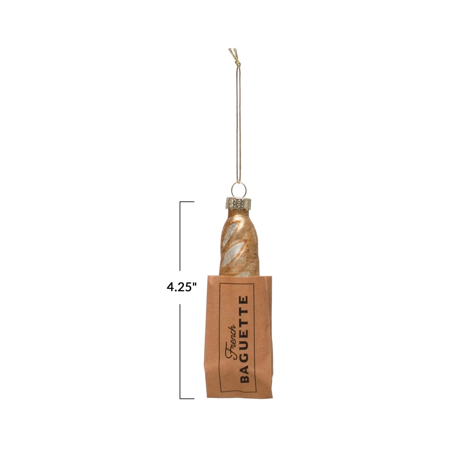 Baguette in Bag Ornament