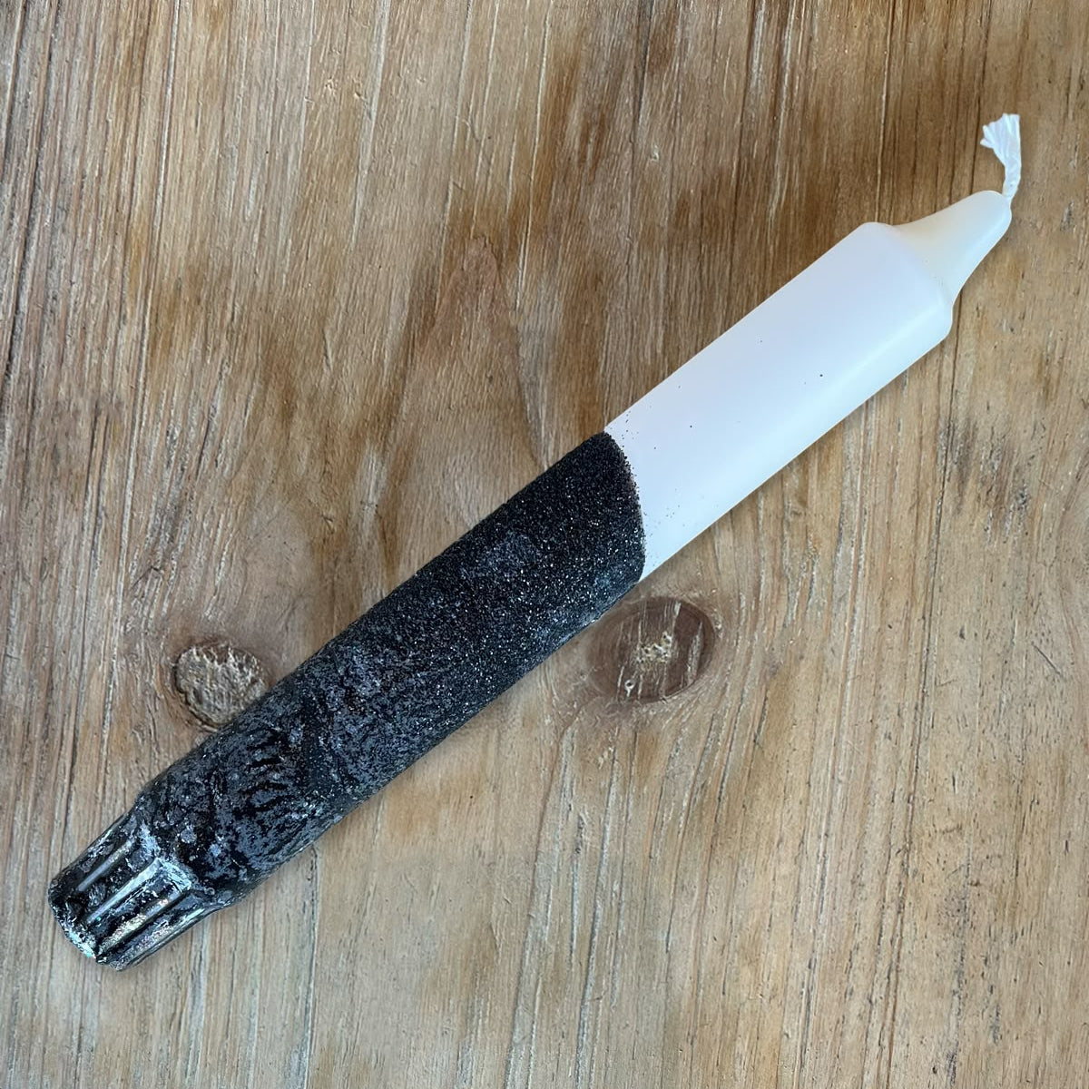 Hand Decorated Candles Blacks
