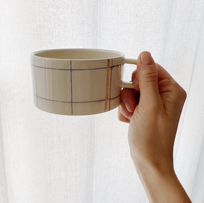 Petrichor + Gold Mugs