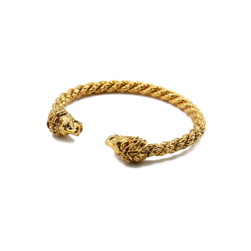 Aya Twisted Lion Bangle