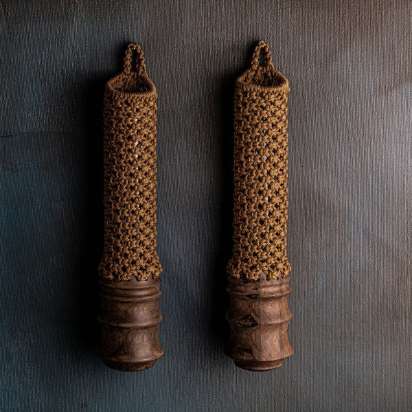 Kawayan Knitted Wall Vase