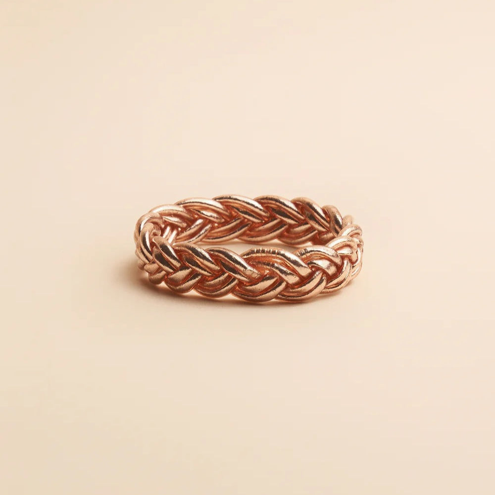 Double Braided Bracelet Champagne