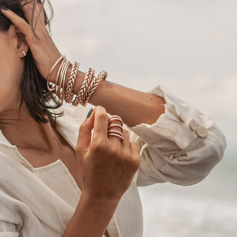 Mantra Bracelet Champagne