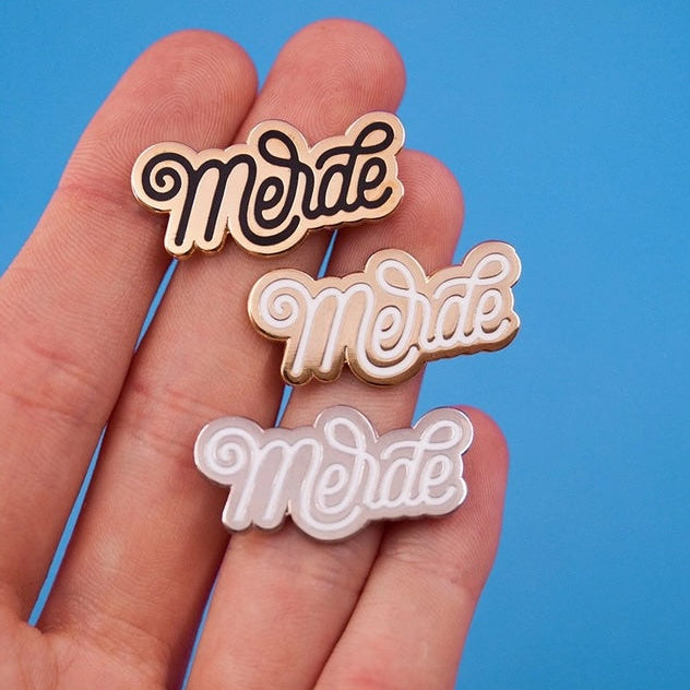 "Merde" Enamel Pin