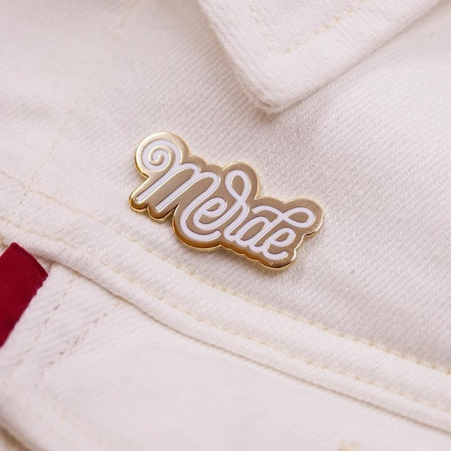 "Merde" Enamel Pin