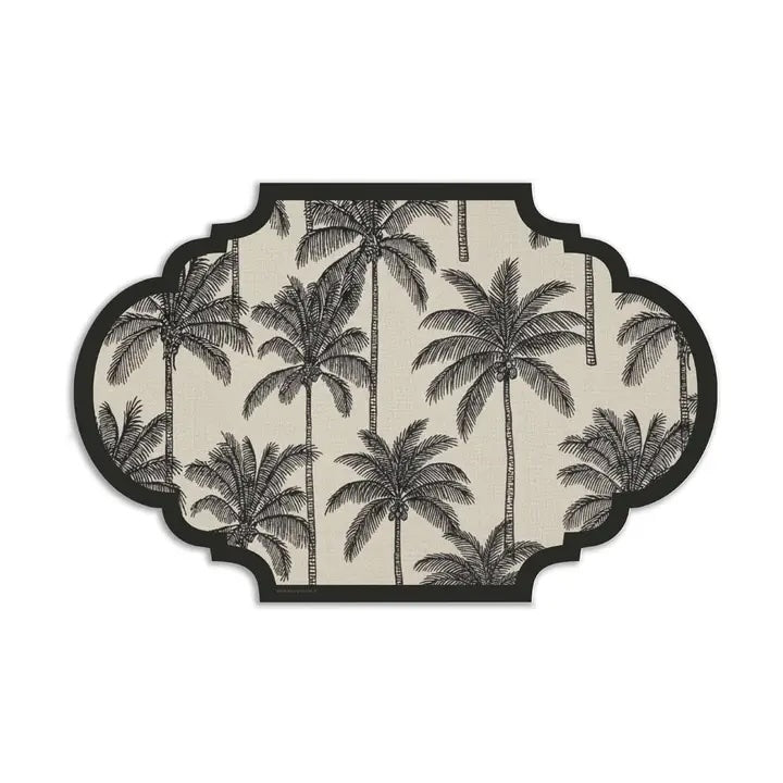 Palmera Placemat Black