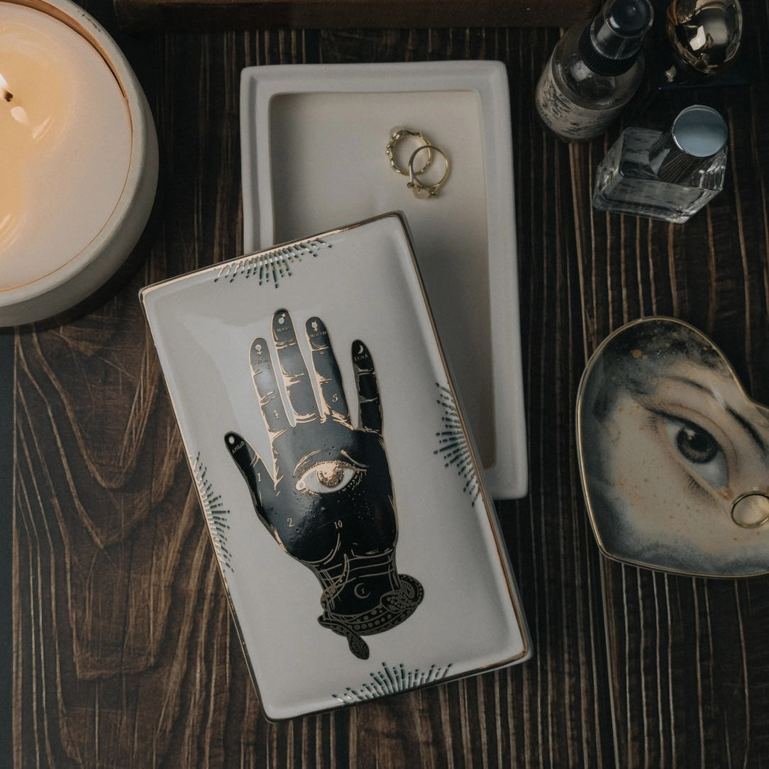 Snake Charmer Ceramic Box