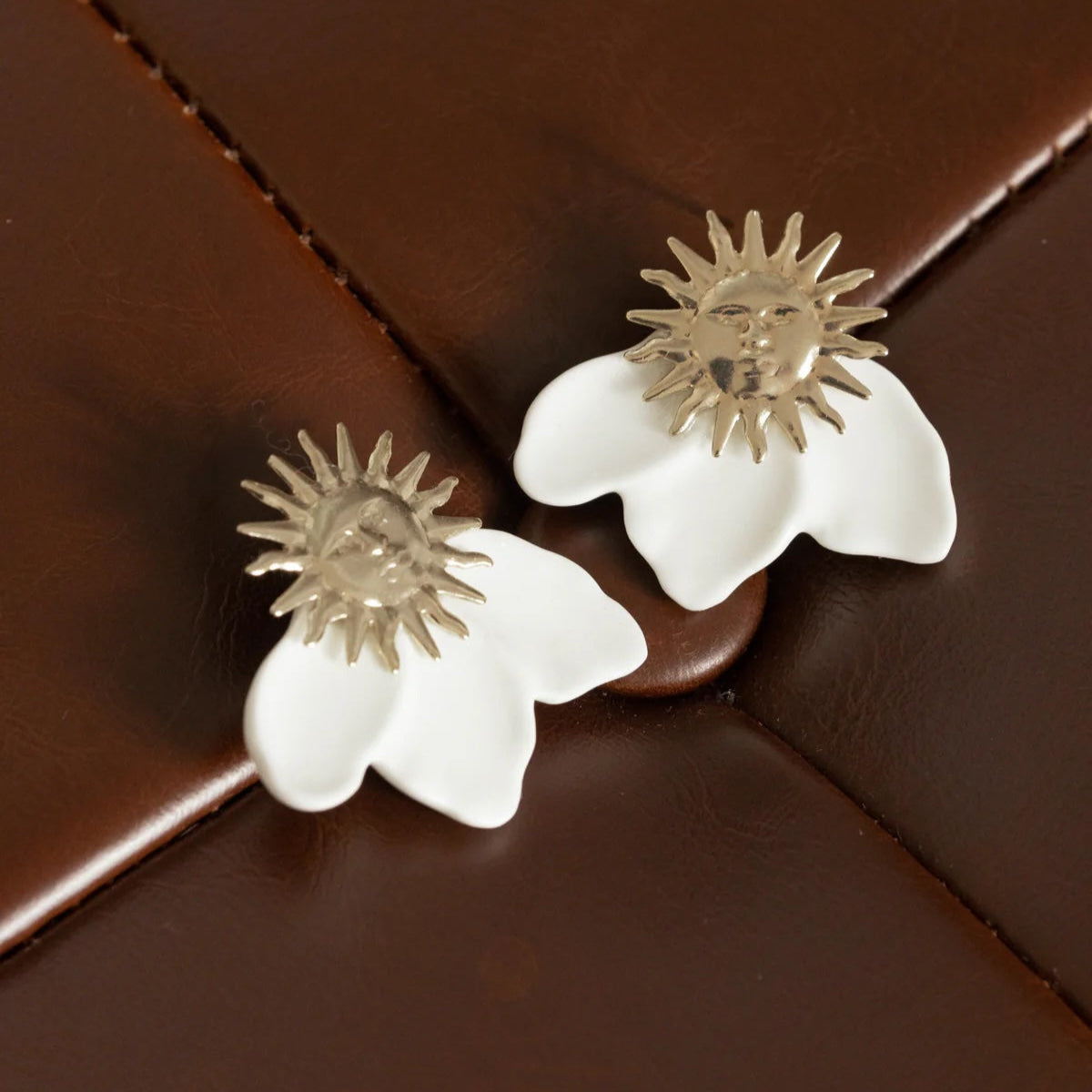 Sun & Petal Studs