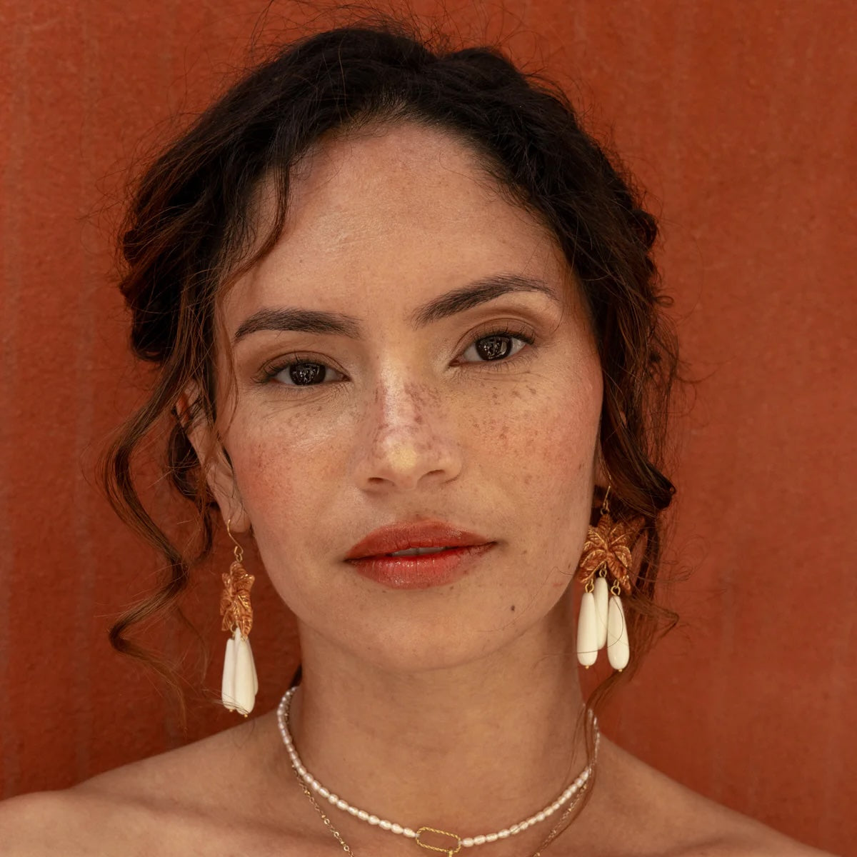 Terracota Plams Earrings