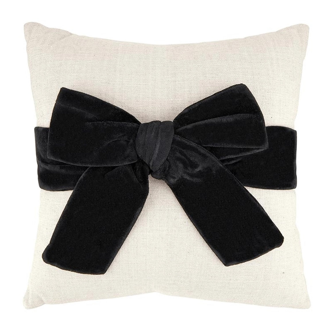 Velvet Bow Pillow