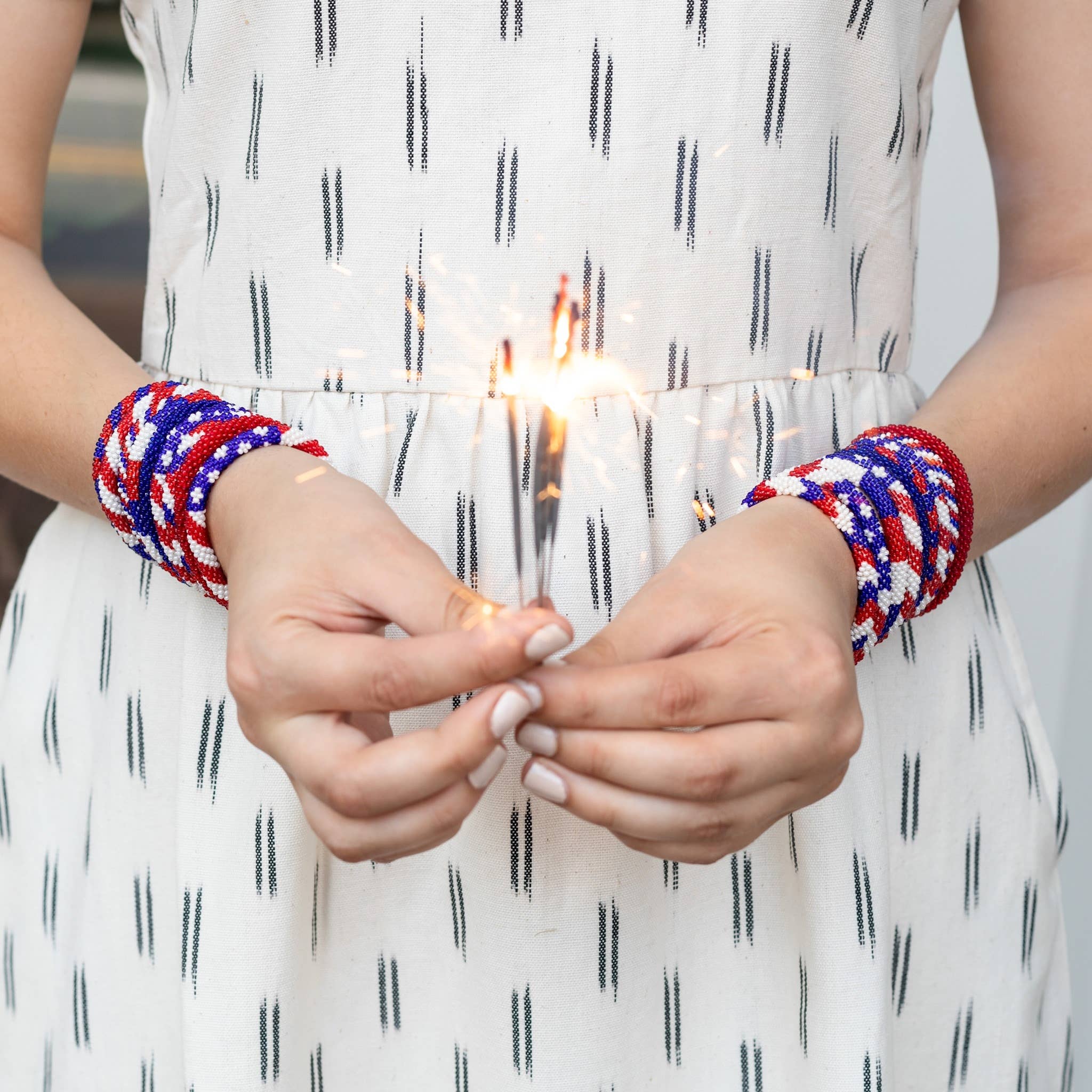 Roll-On® Patriotic Bracelets - Stars & Stripes