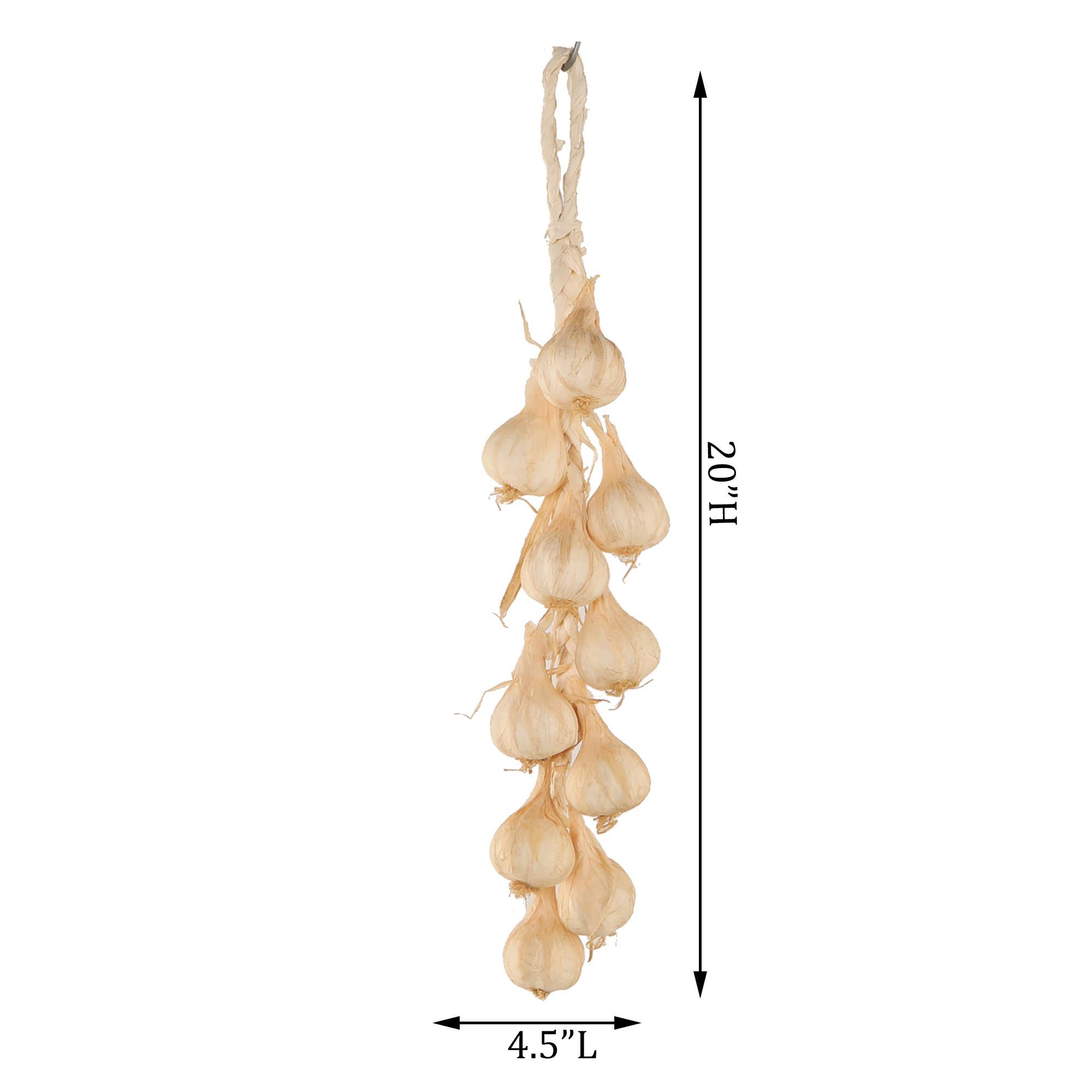 Faux Garlic Braid Hanging Décor – Flora Bunda