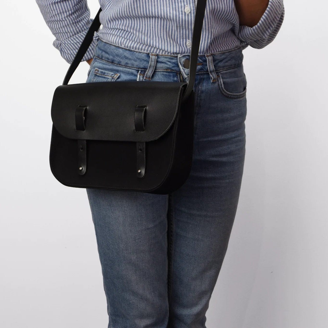 Canvas and Leather Satchel