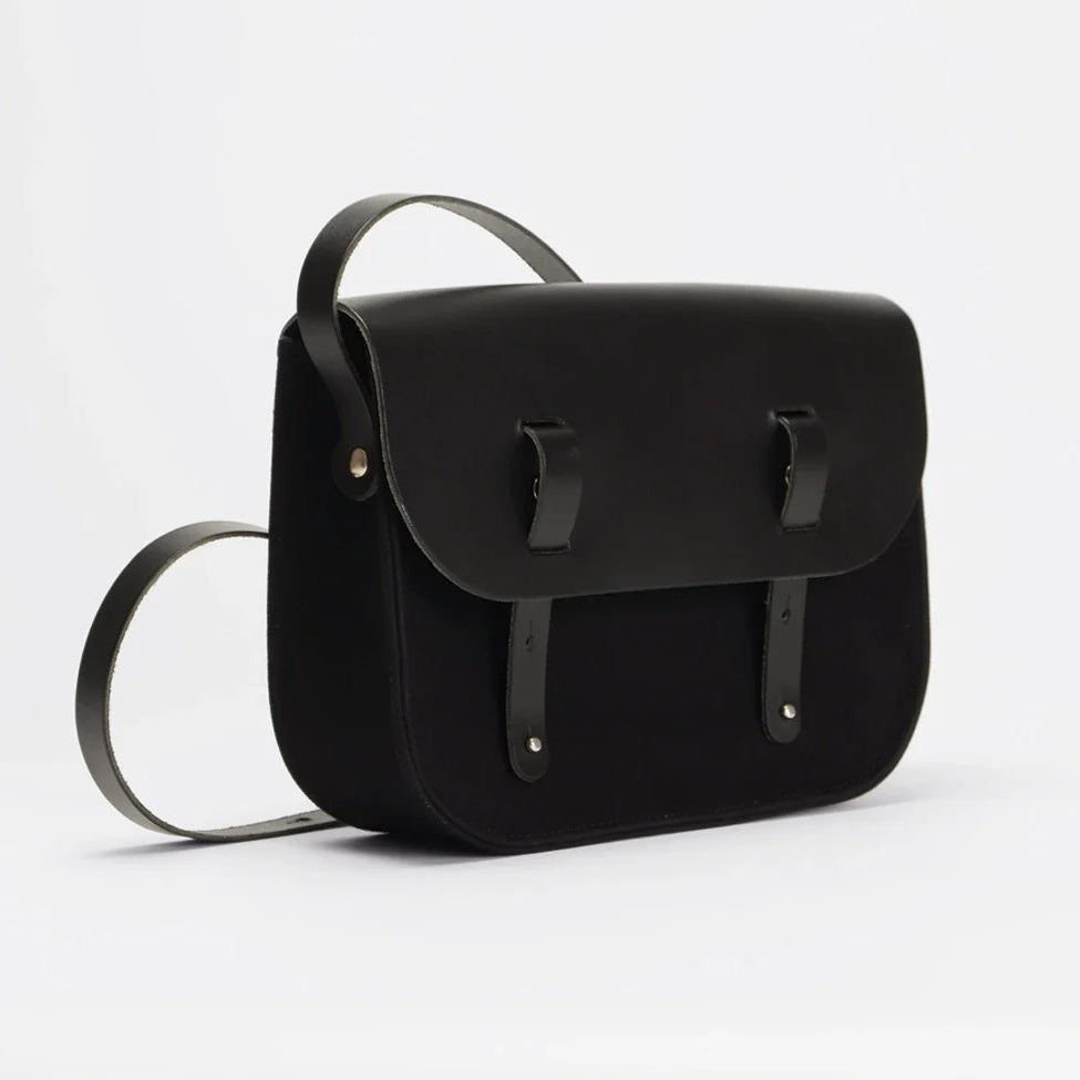 Canvas and Leather Satchel