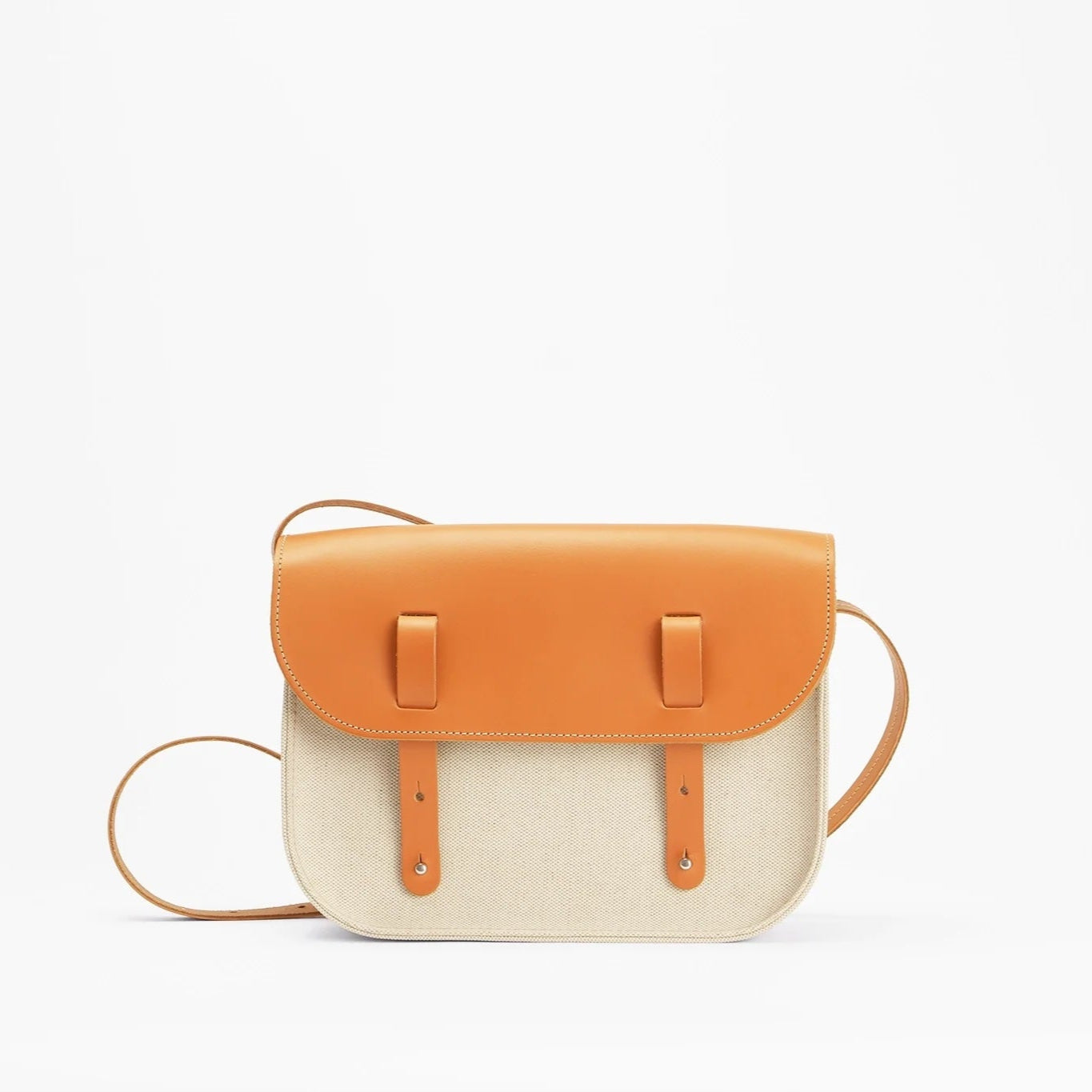 Canvas and Leather Satchel