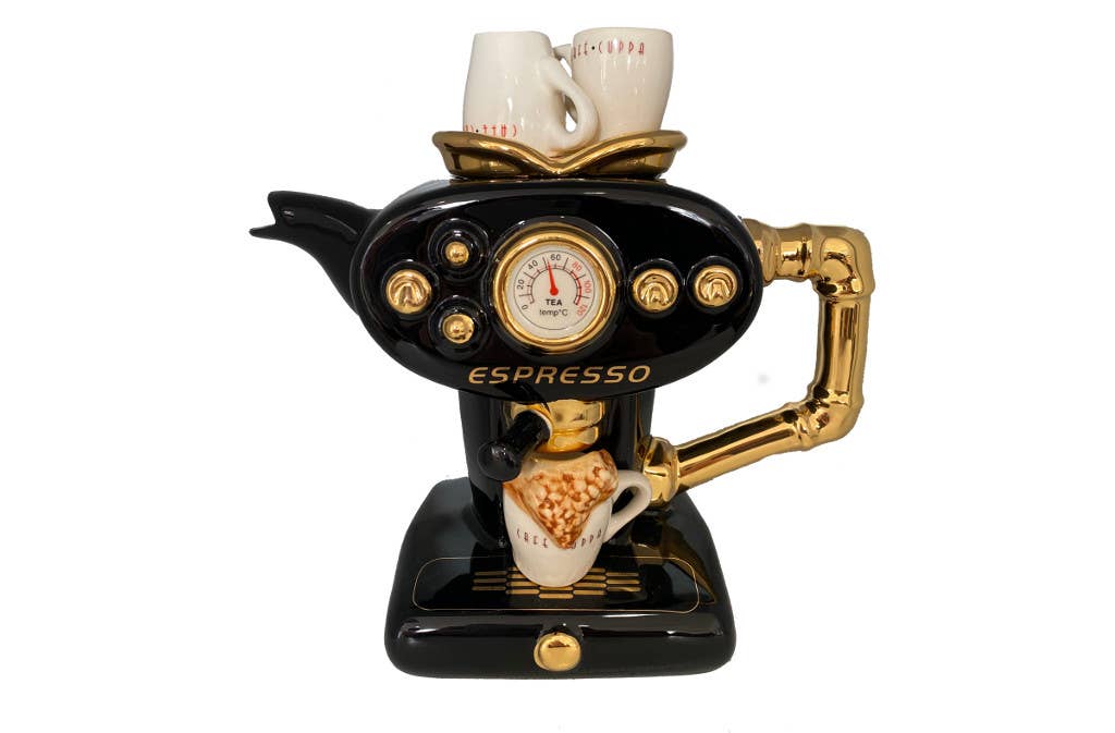 Black Single Espresso Large Teapot – Wade Ceramics