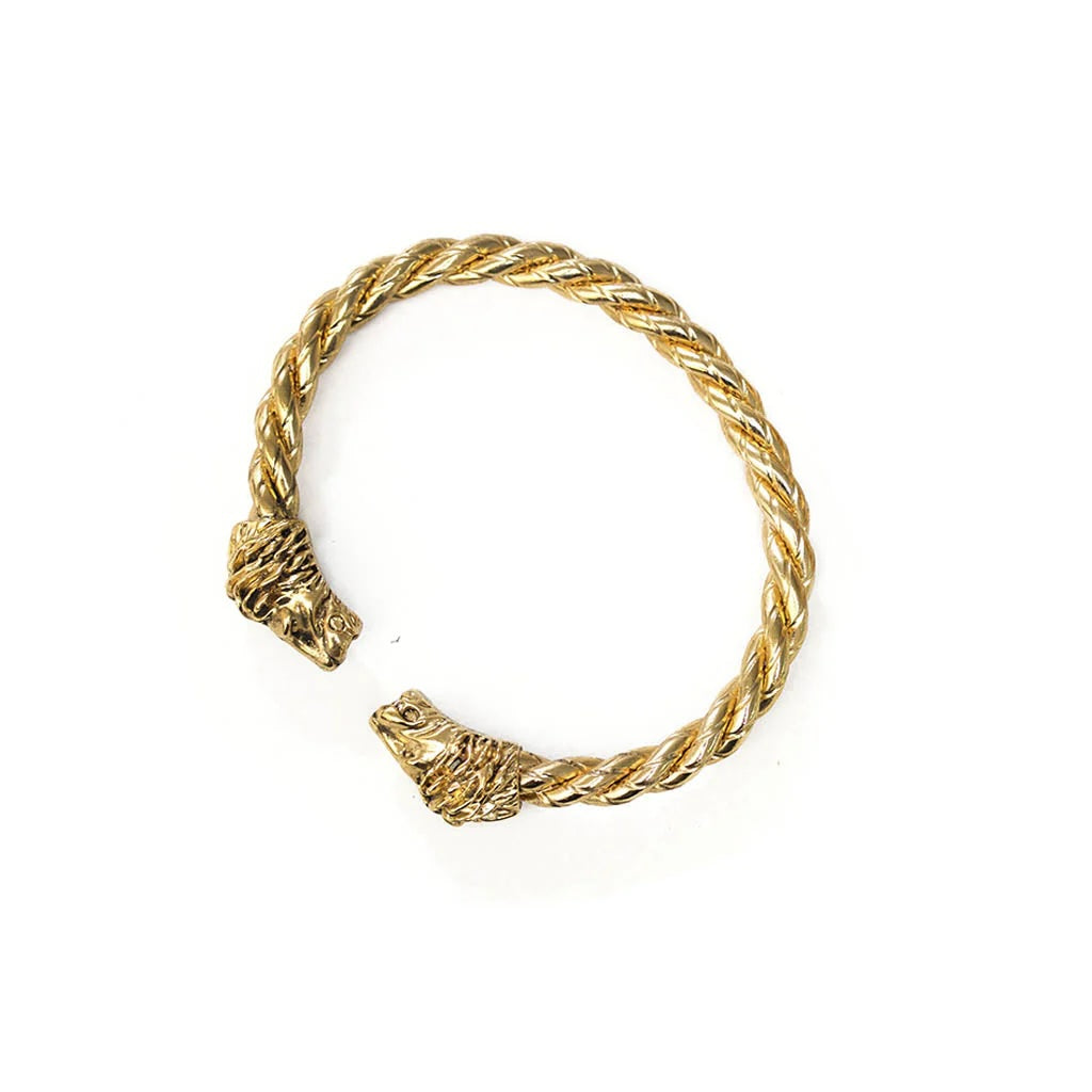 Aya Twisted Lion Bangle