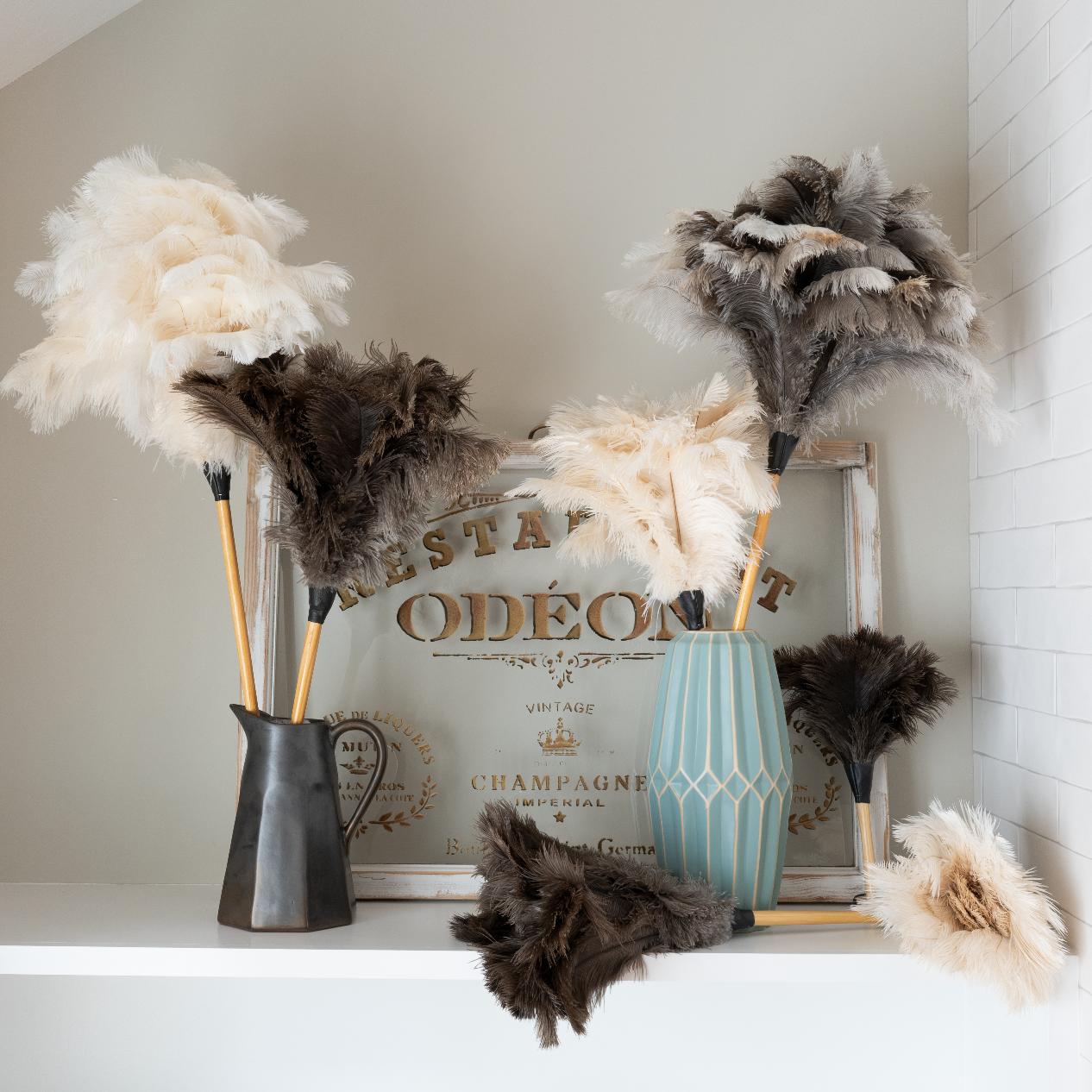 Feather Duster Small in a French interior – Earth & Nest