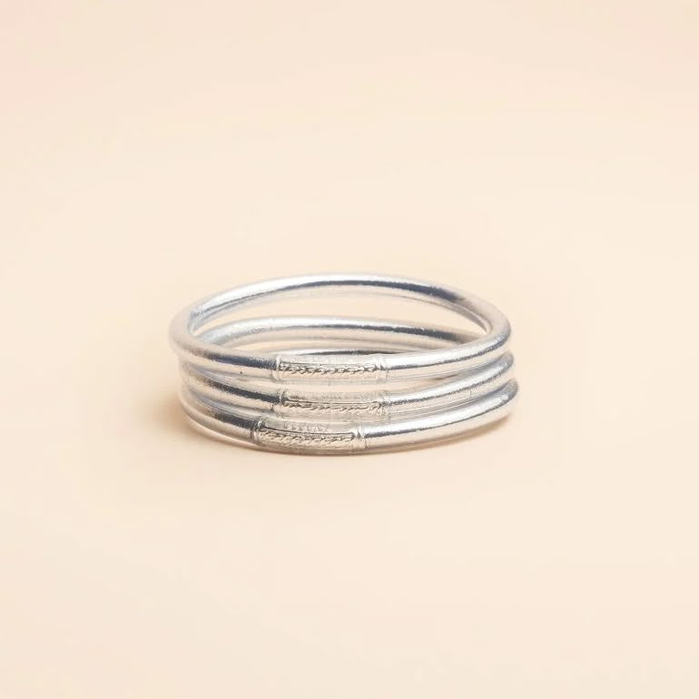 Mantra Bracelet Silver