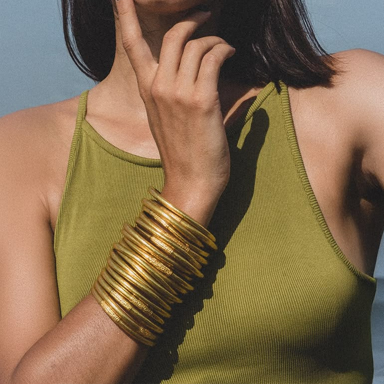Kumali Mantra Bracelet Gold