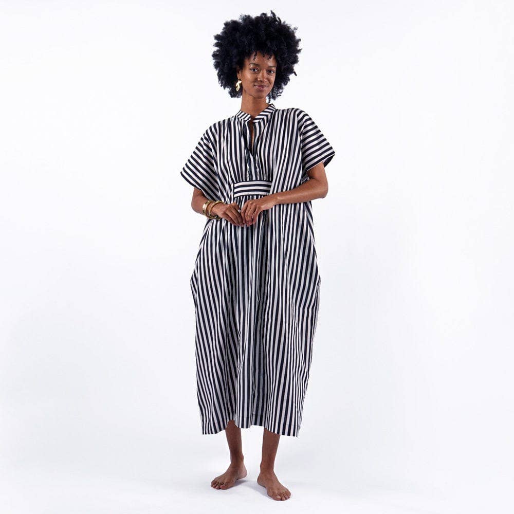 Margot Stripe Kaftan – INK + ALLOY