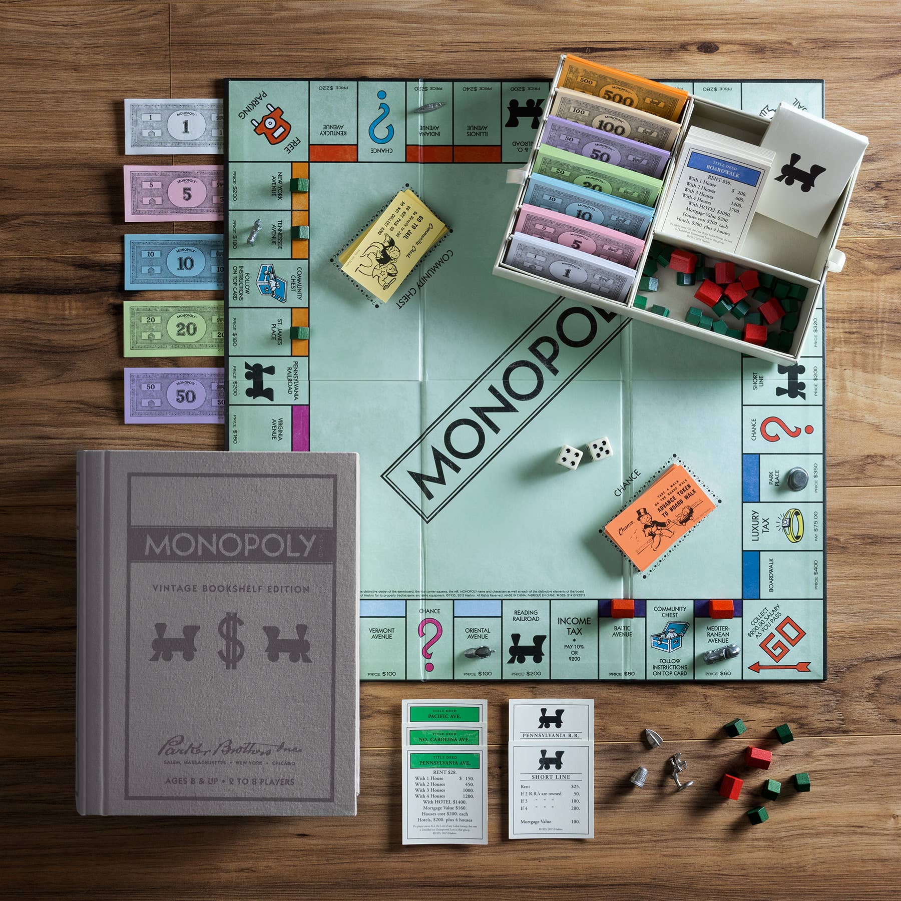 Monopoly Vintage Bookshelf Edition – WS Game Company