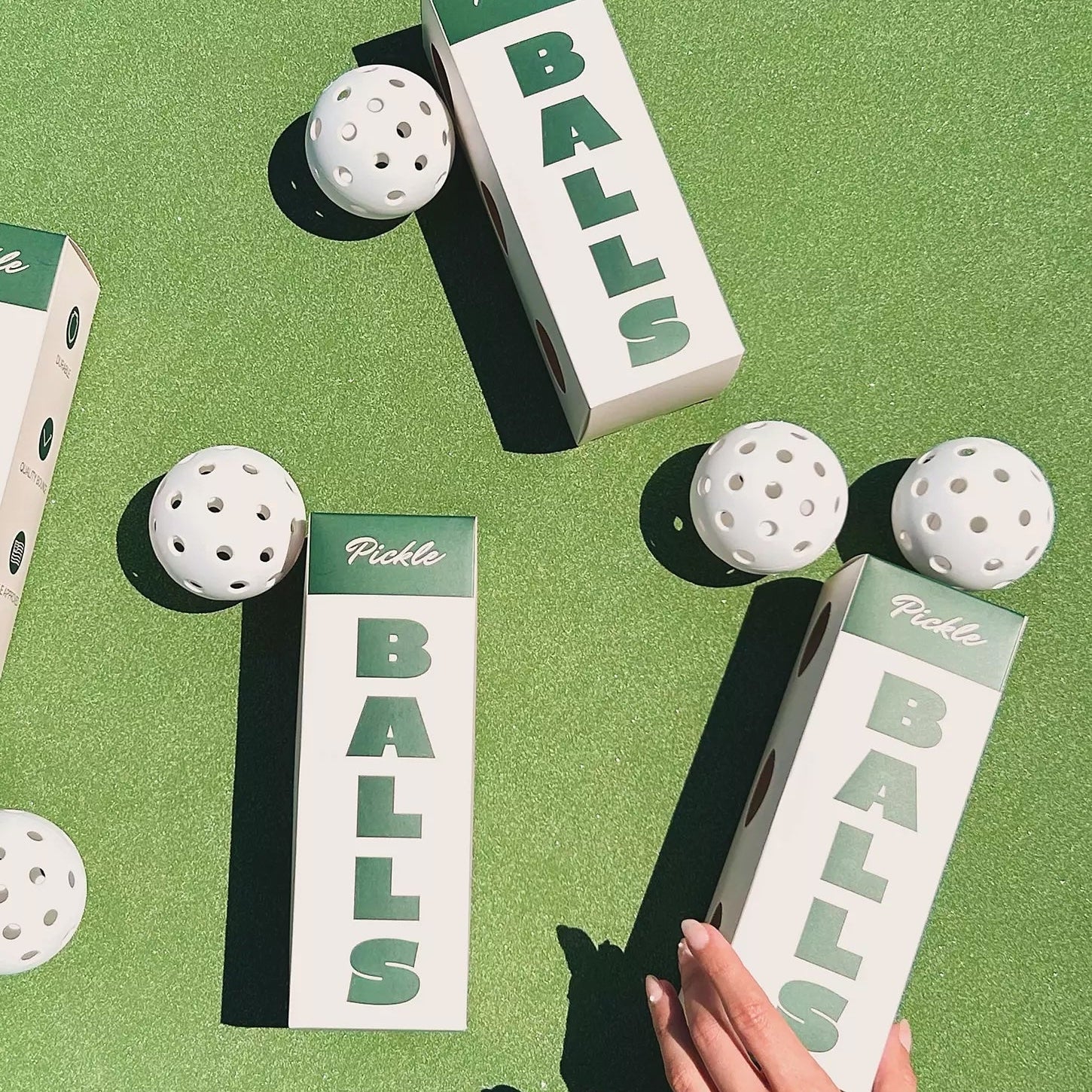 White Pickleball Balls – Set of 3