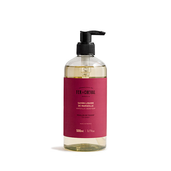 Perfumed Marseille Liquid Soap Fig Leaves – Fer à Cheval