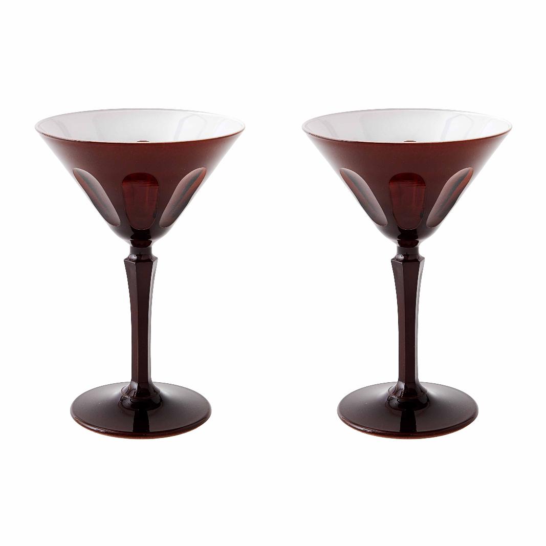 Rialto Glass Martini Ox Blood – Sir/Madam