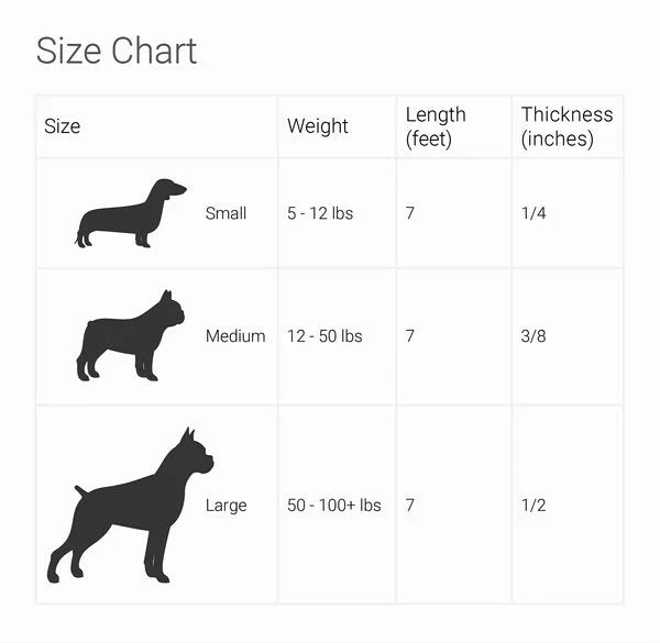 Matte Black/ Black Rope Dog Leash, Adjustable.