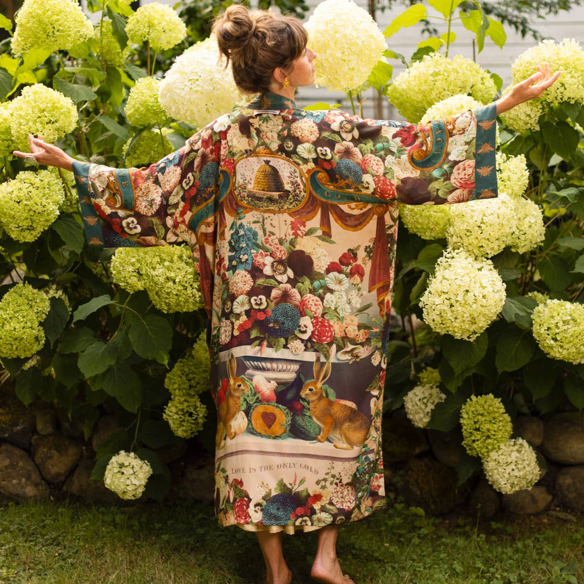 Stay Gold Kimono Robe – Market of Stars