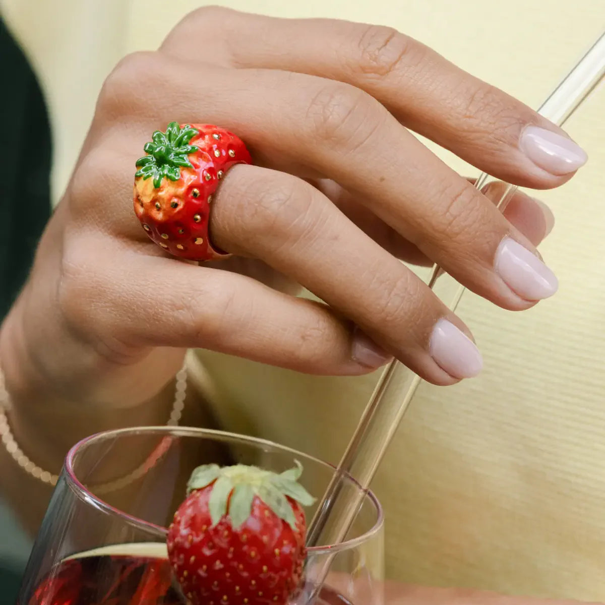 Strawberry Ring – Nach Bijoux