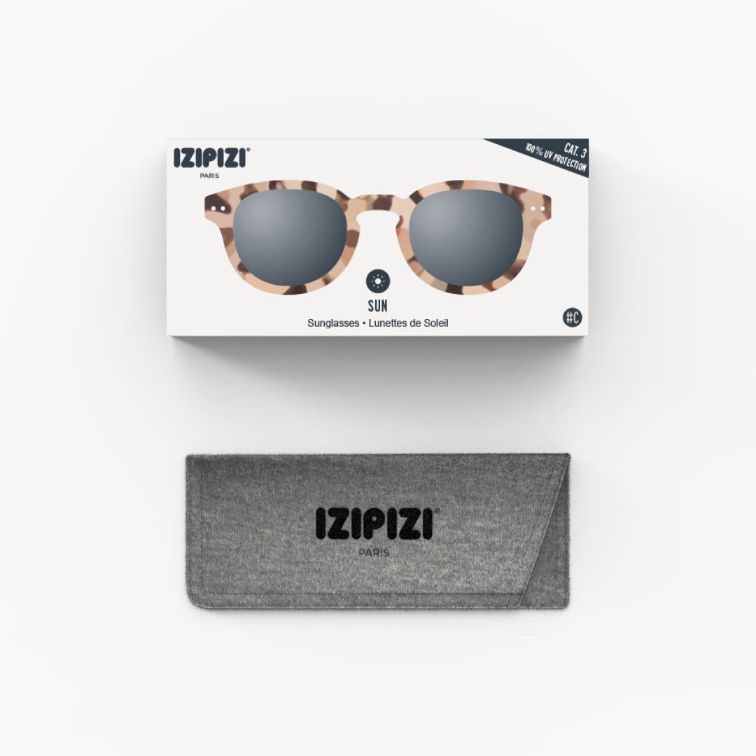 IZIPIZI SUN #C sunglasses in Light Tortoise, detail