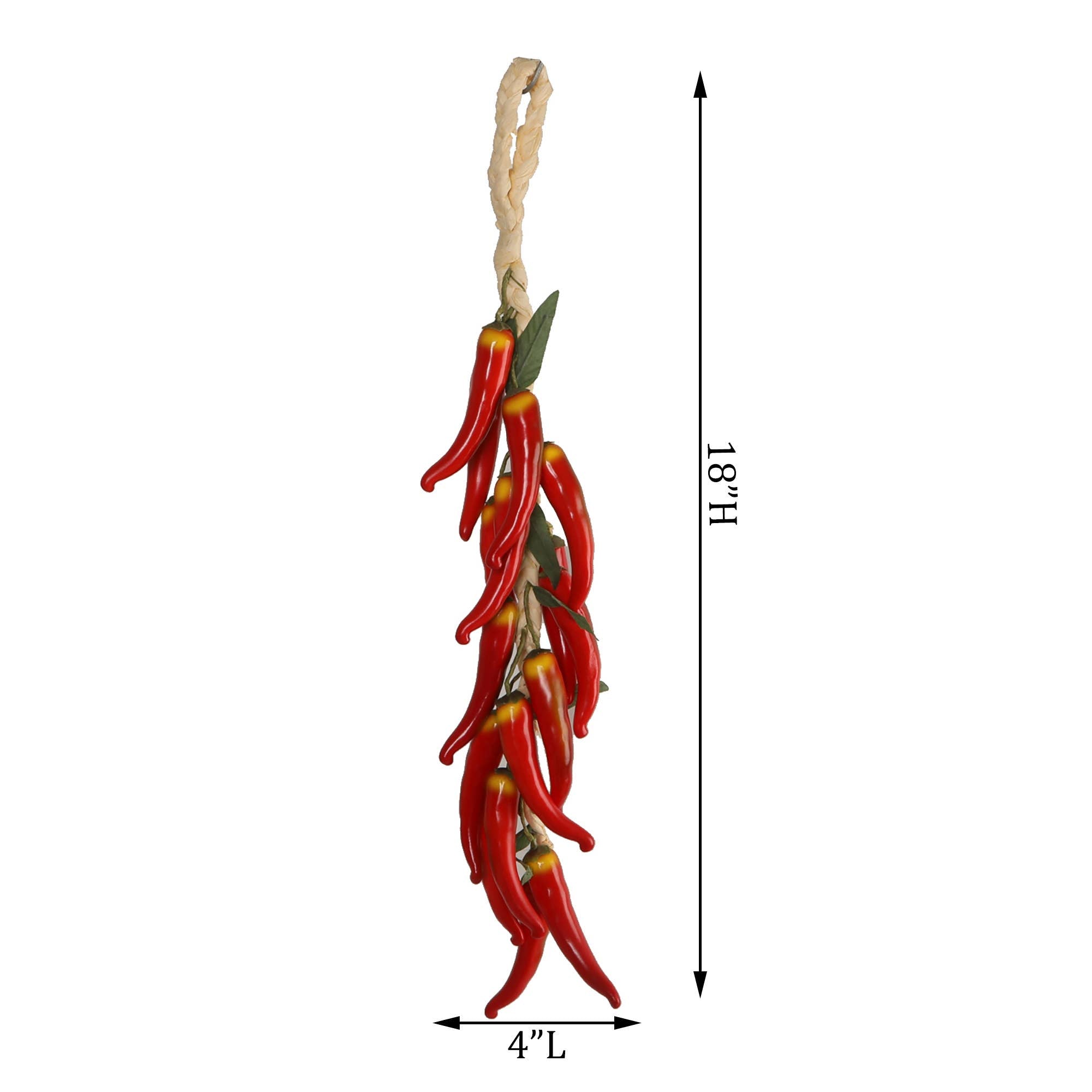 Faux Chili Pepper Braid Hanging Décor – Flora Bunda