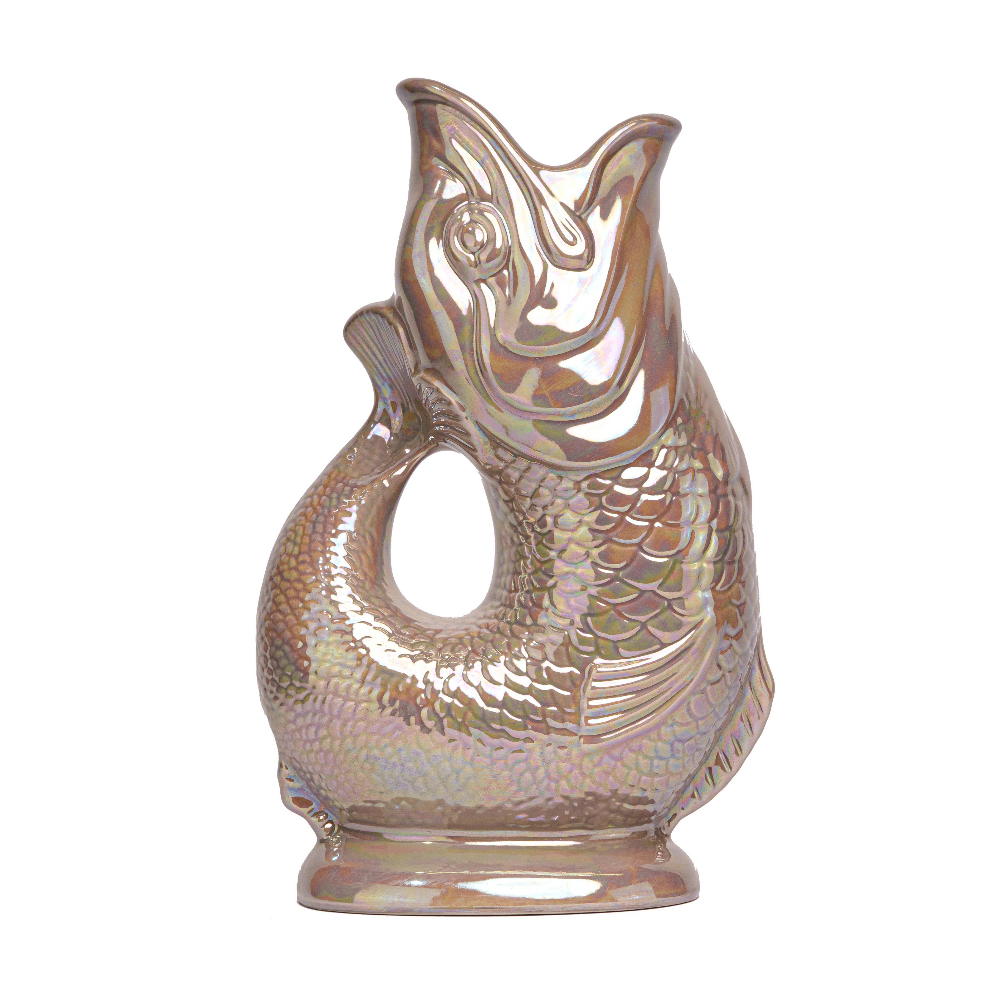 Gluggle Jug – Mushroom Lustre – The Original Gluggle Jug Factory