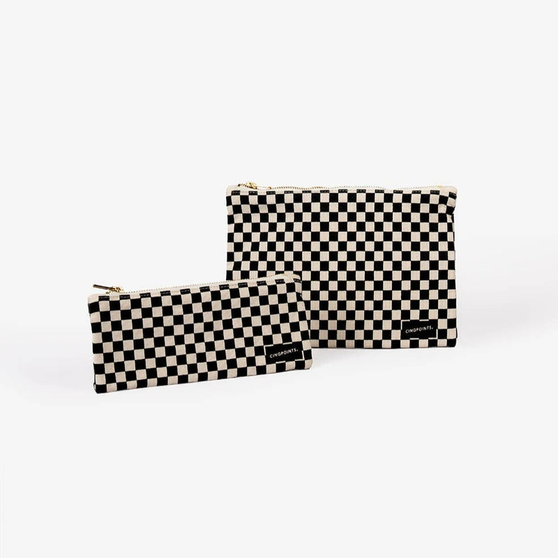 Large Checkers Pencil Case