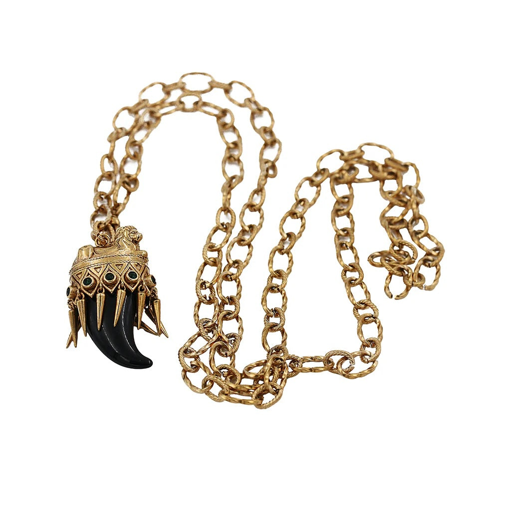 Aya Horn Amulet Necklace