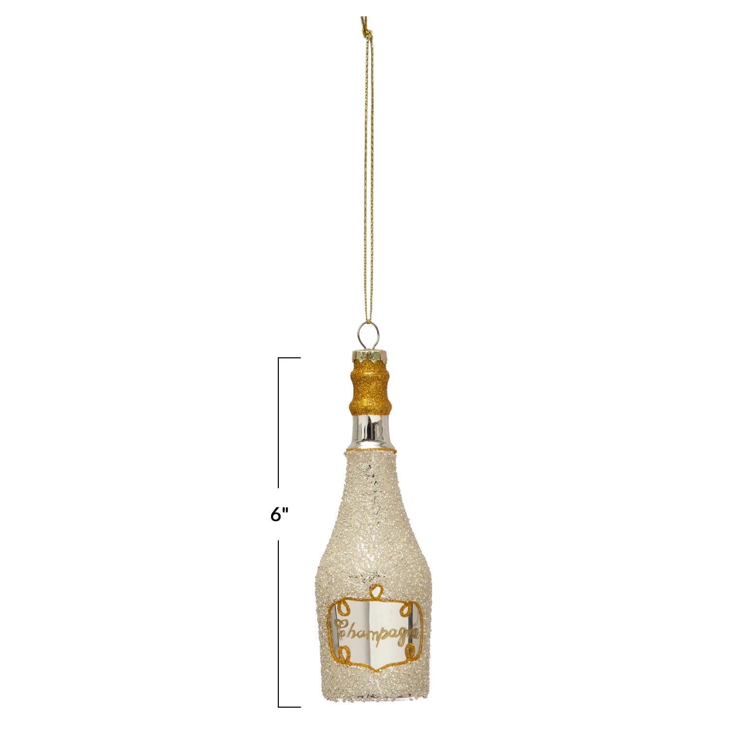 Champagne Bottle Ornament
