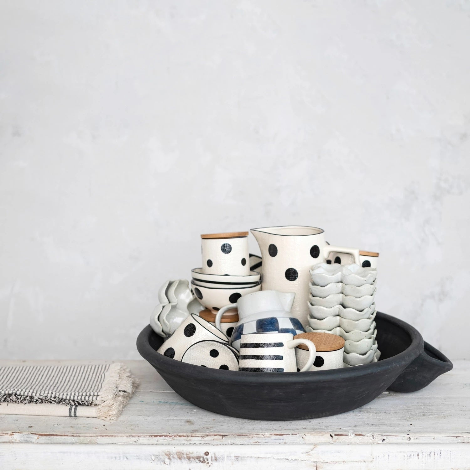 Decorative Clay Bowl