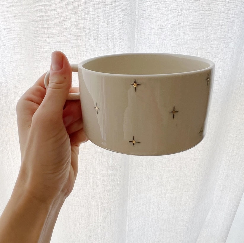 Petrichor + Gold Mugs