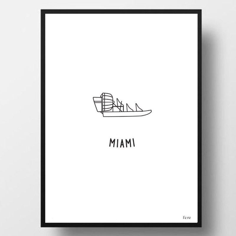 Miami Poster Medium