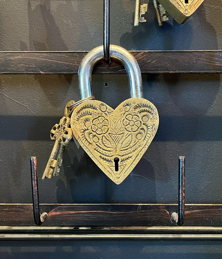 Flowers Padlock