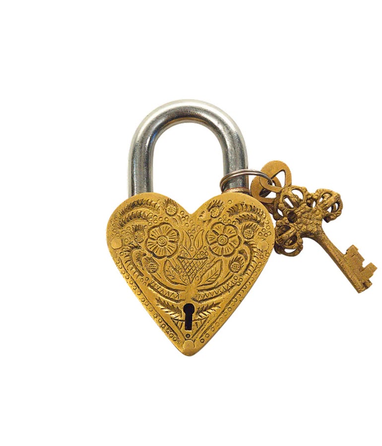 Flowers Padlock