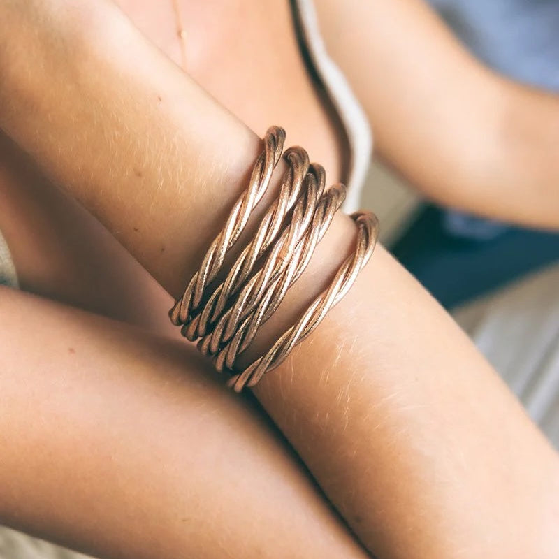 Kumali Twist Bracelet Champagne