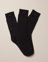 Pack of 3 Black Socks for Men